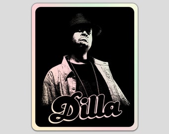 J Dilla - 2.5" x 3" Holographic Sticker - Hip Hop Jay Dee