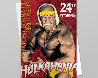 Hulk Hogan Thank You Card with Envelope