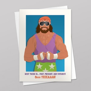 Randy Savage Inspirational Card with Envelope
