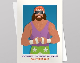 Randy Savage Inspirational Card with Envelope