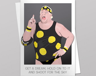 Dusty Rhodes Inspirational Card with Envelope