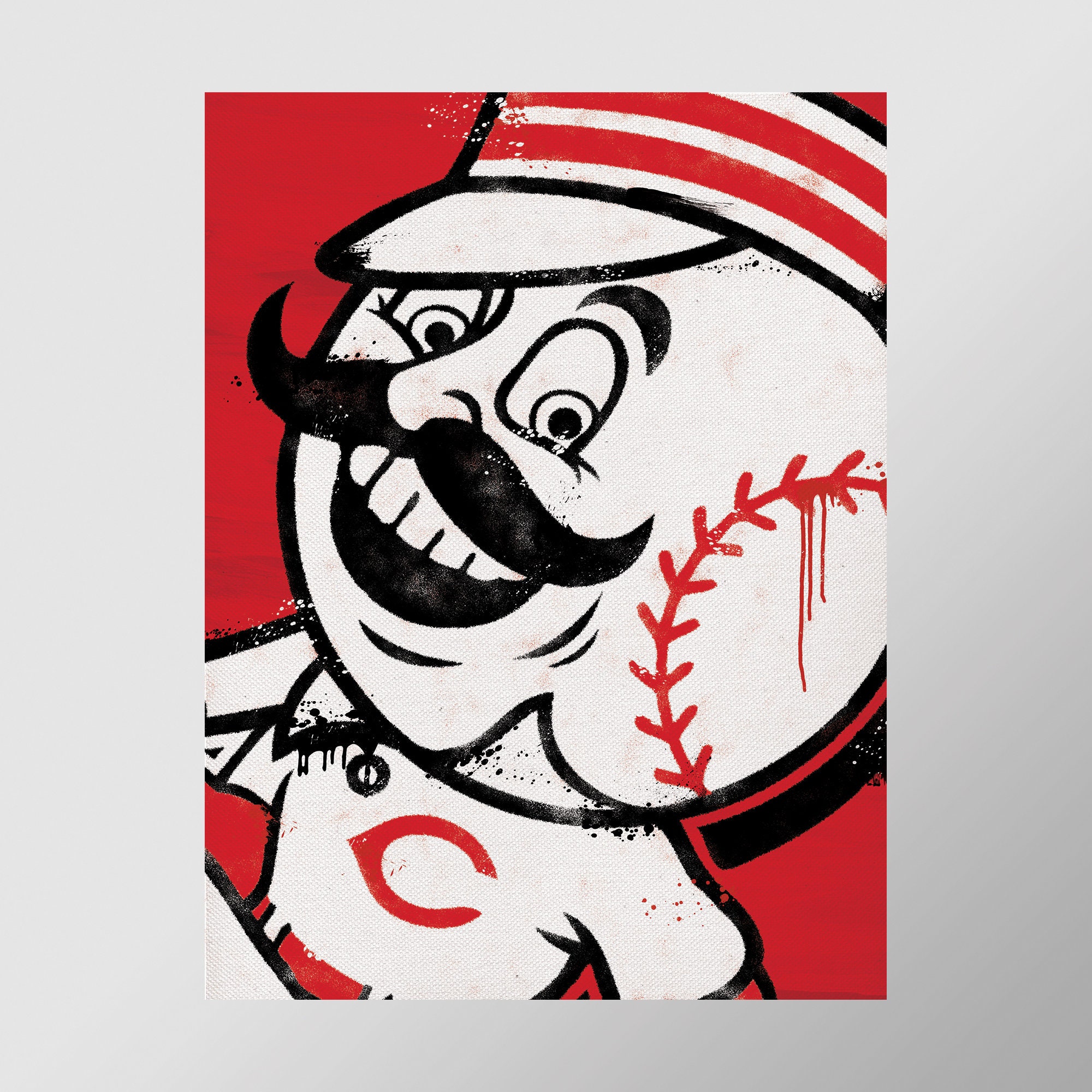 Cincinnati Reds Canvas Vest W Tackle Twill Logo. Quite 