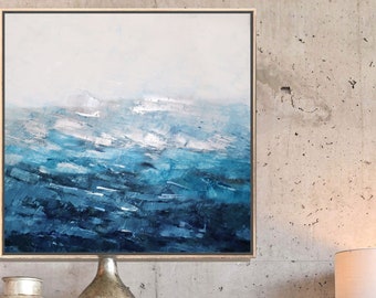 Oversized Abstract Paintings Accent Decor By Christovart On Etsy