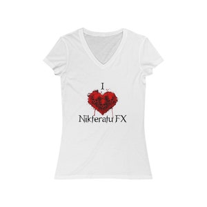I Heart Nikferatu FX | Short Sleeve V-Neck Tee