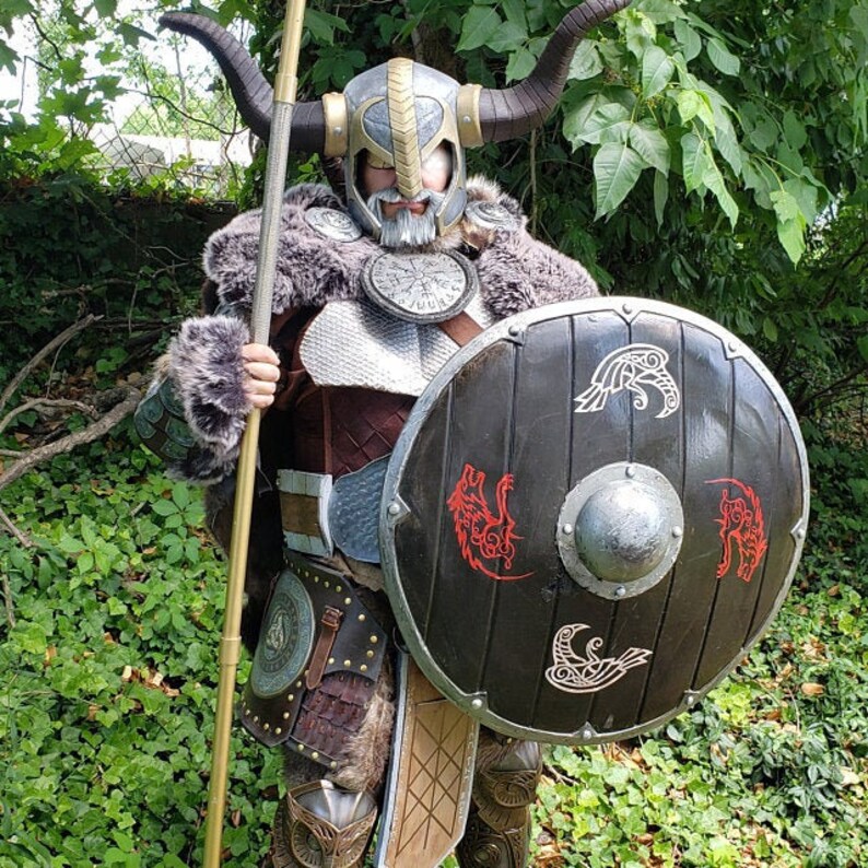 Viking Helmet Odin Thor EVA Foam Cosplay Etsy