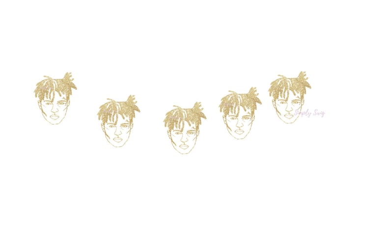 rap party XXXtentacion Silhouette Banner kanye XXXtentacion party biggie smalls tupac biggie drake Jahseh Onfroy hip hop decor