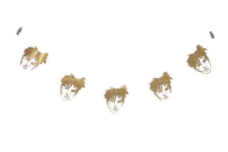rap party XXXtentacion Silhouette Banner kanye XXXtentacion party biggie smalls tupac biggie drake Jahseh Onfroy hip hop decor