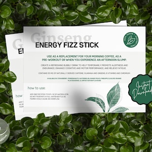 Arbonne | Fizzstick | Voorbeeldkaart | Gepersonaliseerd