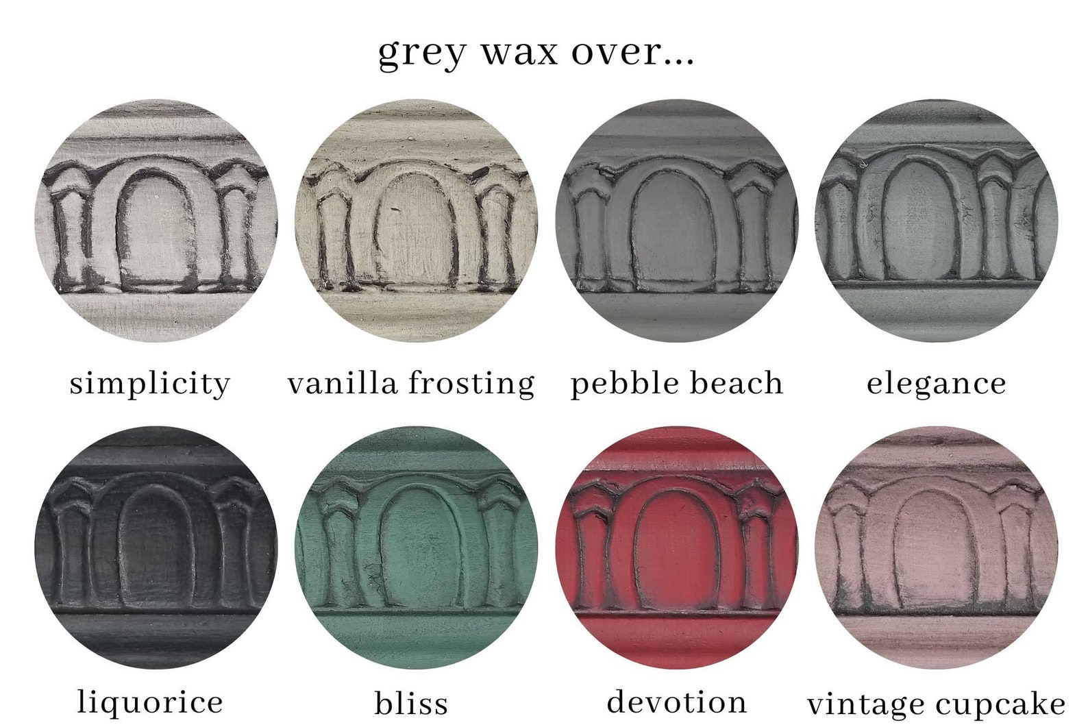 Country Chic Paint DIY Grey Wax FREE Lint Free Wax Cloth & Etsy