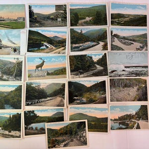 Lotto di 23 cartoline dello Stato del Massachusetts