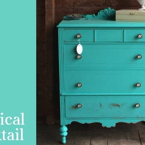 Country Chic All In One Décor Paint DIY - Tropical Cocktail teal turquoise