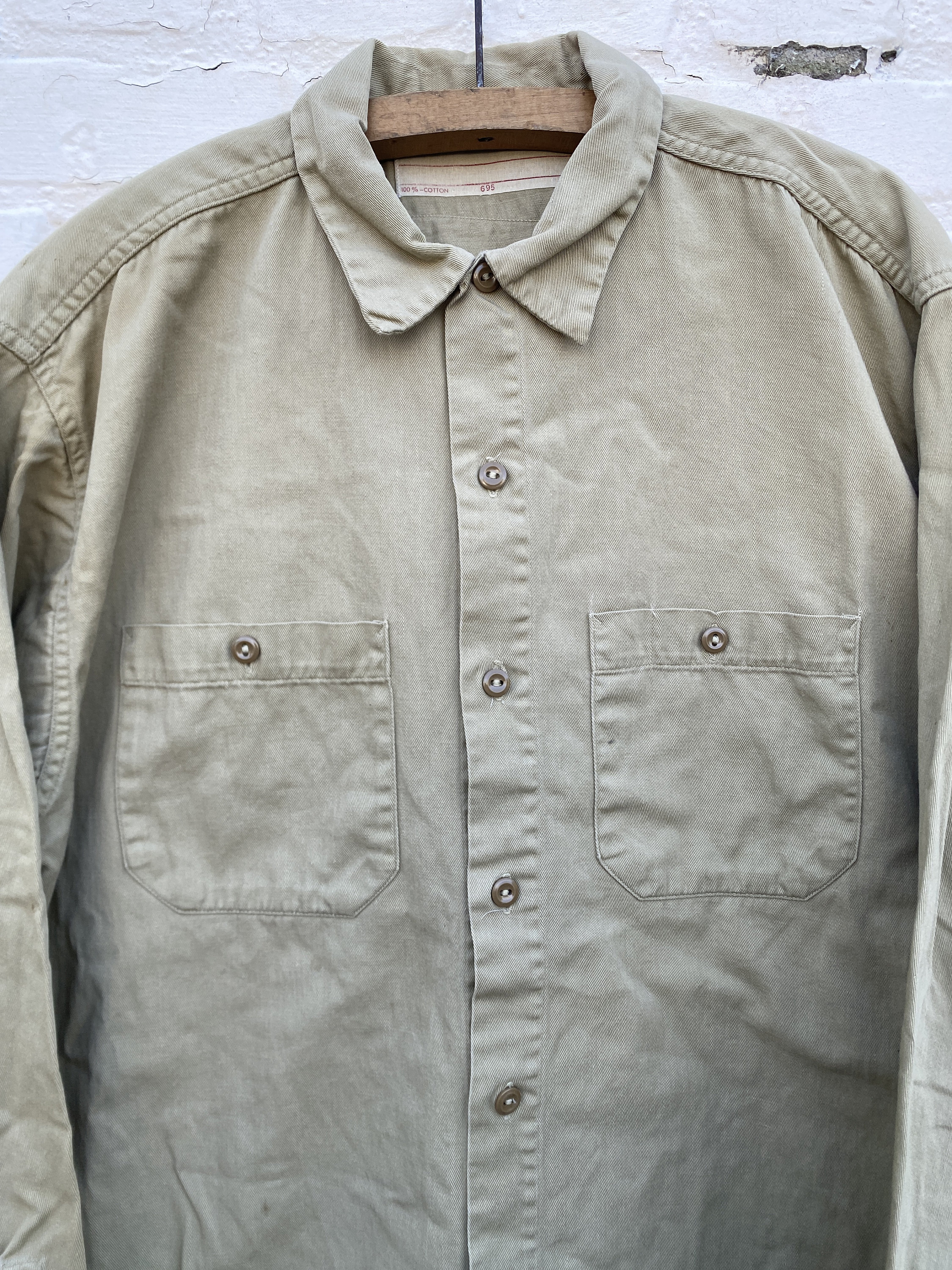トップス #40s50s vintage Lee work shirt(ESSO) ORIGINAL 1950s ESSO UNIFORM Work Shirt Gas Station - Etsy