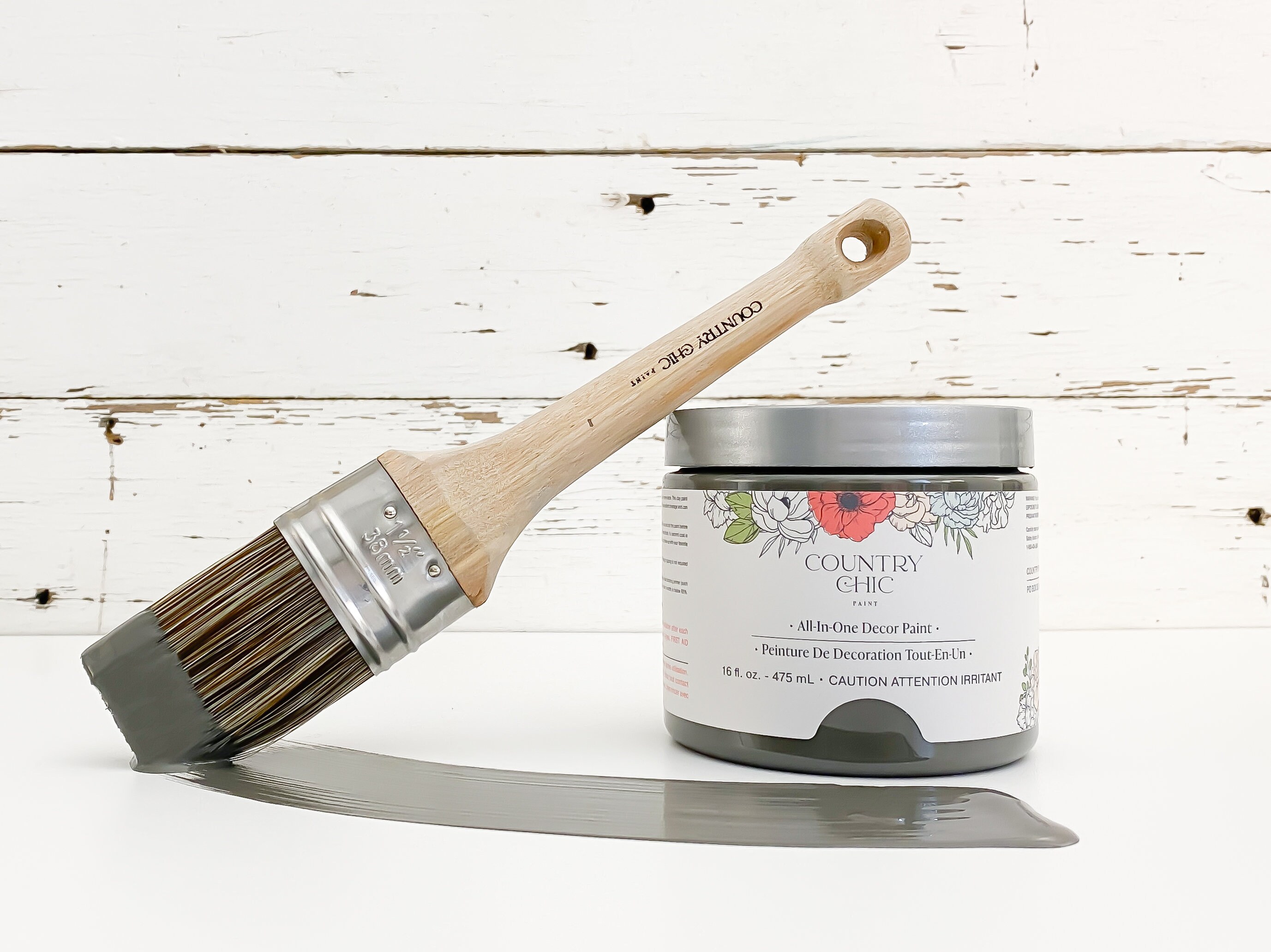 Country Chic Chalk Style Paint for Furniture, Pebble Beach, 32 fl