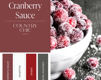 Country Chic All In One Décor Paint DIY - Cranberry Sauce