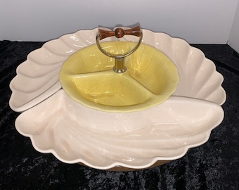 1960 Lane & Co Van Nuys California CA Snack Tray Lazy Susan Excellent état !