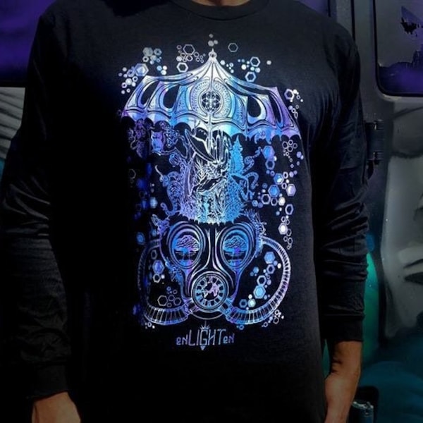 Shirt met lange mouwen van biologisch katoen | Melanie Anne Bodnar Visionaire kunst