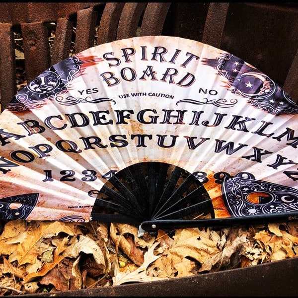 Ouija Spirit Board Large Hand Fan