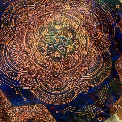 Sacred Geometry Bandana Tapestry Atomic Circuit Design By Etsy Sacred Geometry Bandana Tapestry Atomic Circuit Design By Etsy