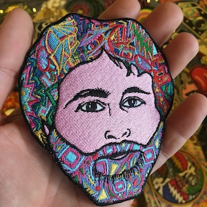 Brent Mydland Dead Patch | Original Artwork by Melanie Bodnar | Furthur Tour 2012 | 4x4 Inch Limited Edition Patch for Deadheads