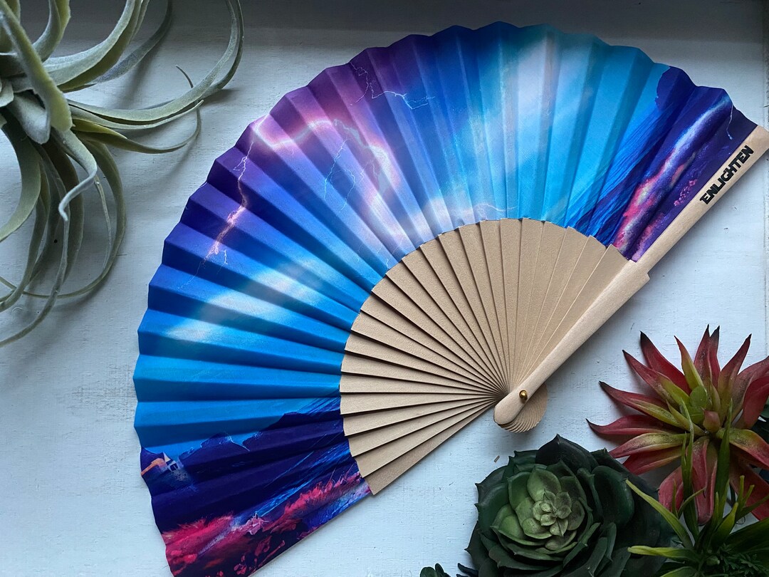 Hand Fan // Festival Fashion // Small Hand Fans // Original Etsy