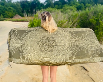 Atomic Circuit Pashmina – Festival Fashion & Wearable Art by Enlighten Clothing Co.