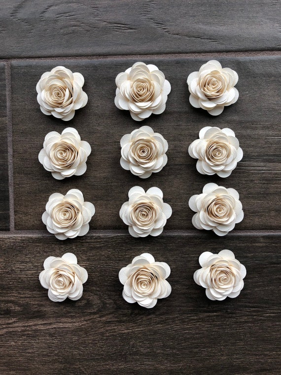 Embellecimientos de flores de papel Laminado a mano Rosa - Etsy México