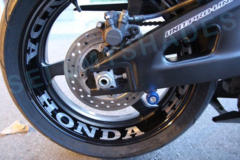 Front Honda Motorcycle Inner Rim Stripe Wheel Decals Tape Etsy
