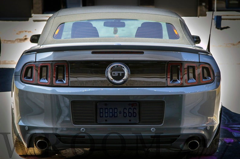 Smoked Vinyl Tail Light Blackout Kit For 2010-2012 Ford Mustang – Precut Tinted Overlays