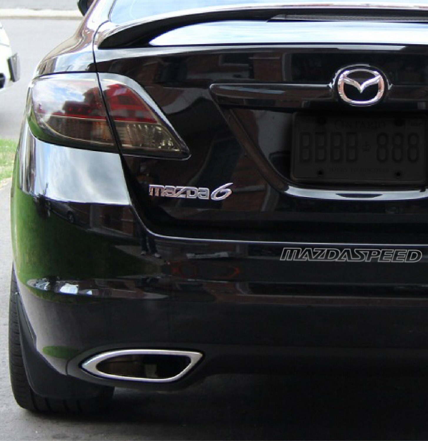 Mazda Combo Logo Auto Car Bumper Sticker Decal - 3'' or 5