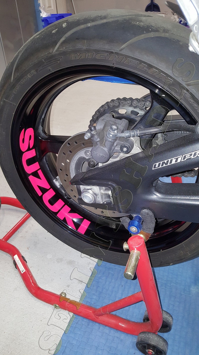 Suzuki Motorcycle Rim Stripe Wheel Decal Gsxr Hayabusa Gladius Etsy