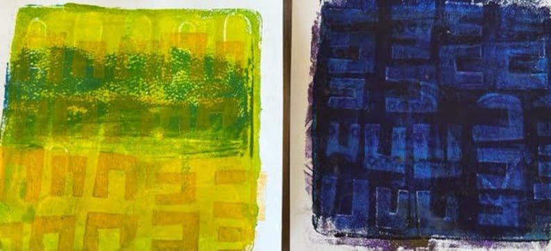 CRAFT FOAM Mini Inlay STAMP Set 2: Designs 6 Set. Artisan Hand-made ...