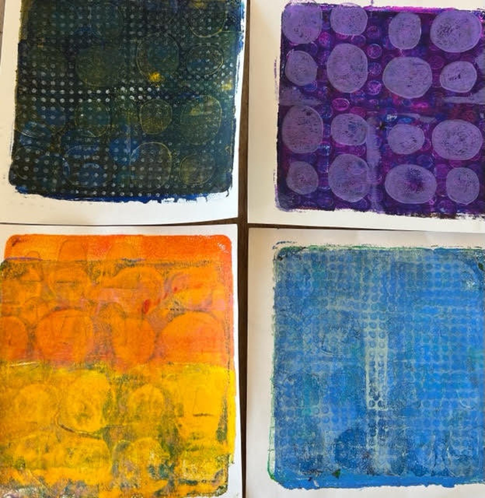 CRAFT FOAM Mini Inlay STAMP Set 2: Designs 6 Set. Artisan Hand-made ...