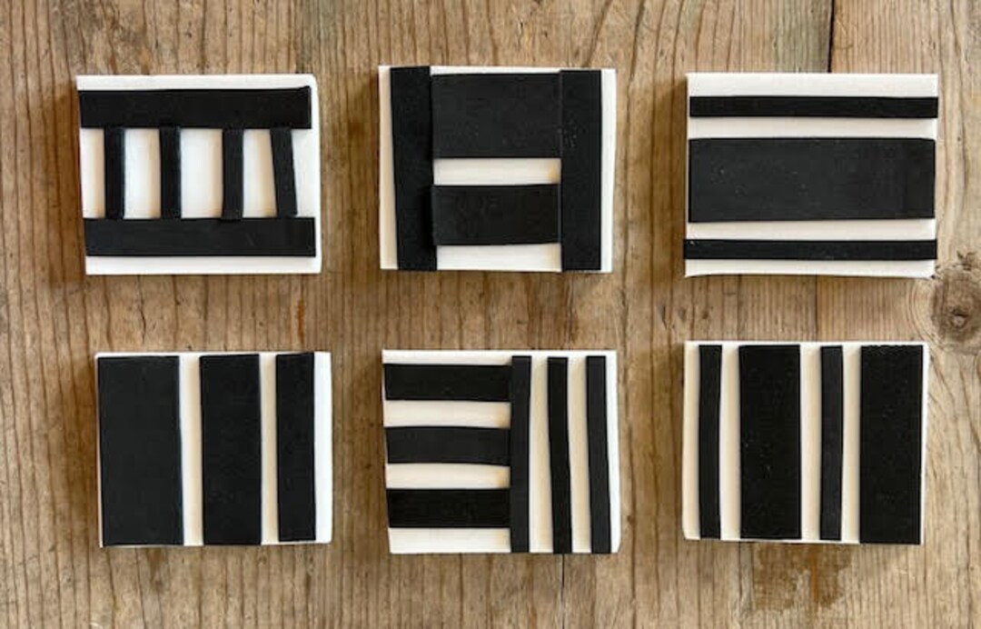 CRAFT FOAM Mini Inlay STAMP Set 5: Designs 6 Set. Artisan Hand-made ...