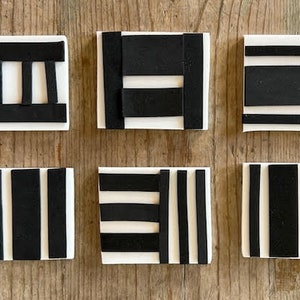 CRAFT FOAM Mini Inlay STEMPEL Set 5: ontwerpen 6 set. Ambachtelijke handgemaakte stempels voor scrapbooking, gelliprinting, stationary Plus!