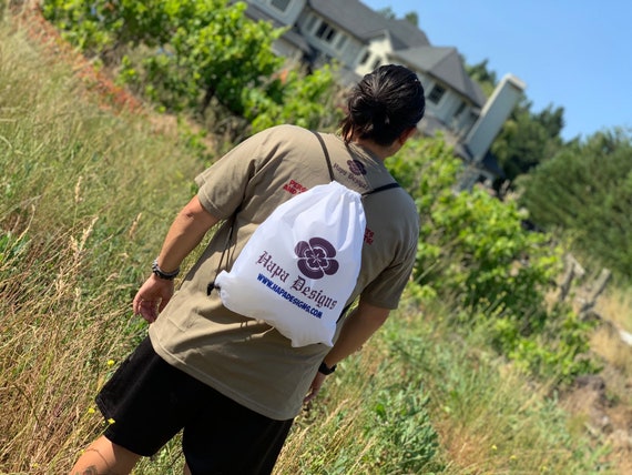 Personalized Drawstring Backpack, Your choice of Photos, Images, Text, Corporate Gift, Sports Bag, Drawstring Bag, Custom School Bag