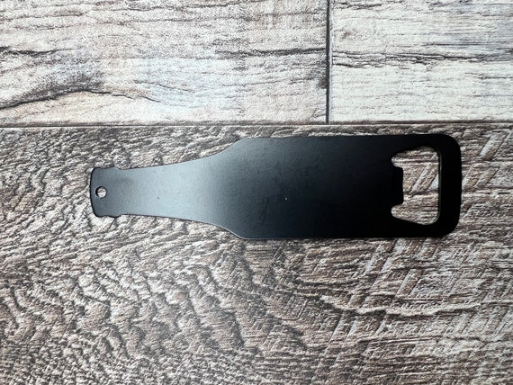 Custom Beer Bottle Shaped Opener - Keychain Bottle Opener - Metal Beer Bottle Opener - Groomsman Gift - Fathers Day Gift - Gift for Him