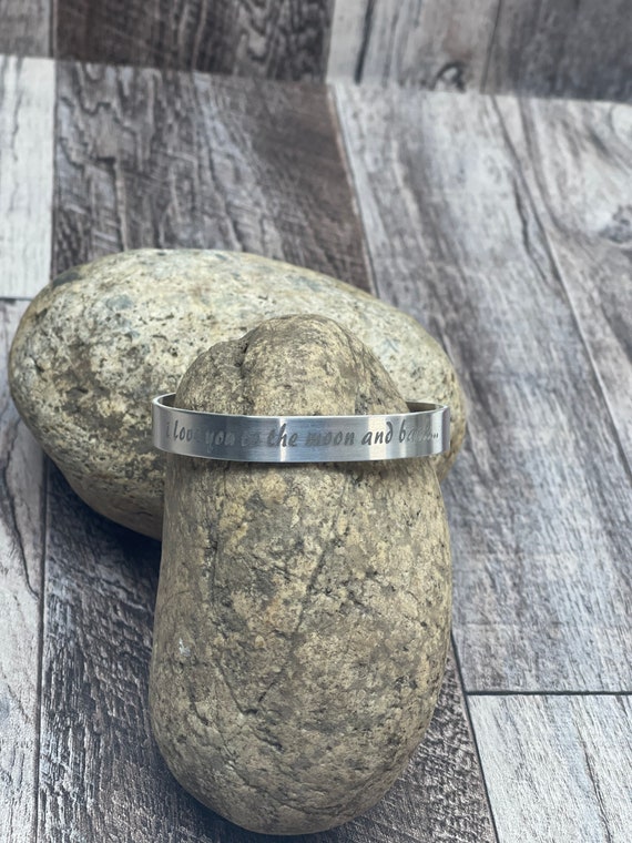 Cuff bracelet, inspirational bracelet, engraved bracelet, personalized bracelet, monogrammed bracelet