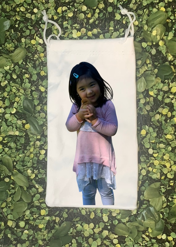 Personalized Photo Glasses Case - microfiber - high quality -  Double Sided!!