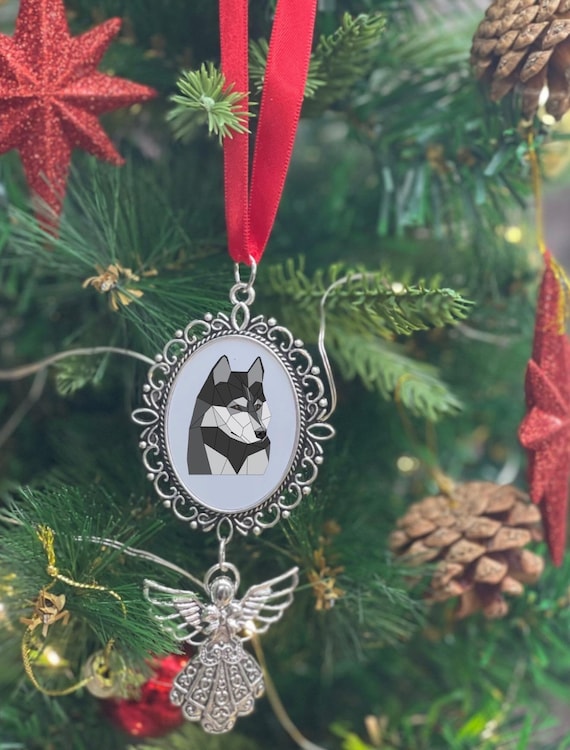 Custom photo ornament, Pewter Angel Ornament, photo ornament, picture ornament, christmas ornament, Back Laser Engraving Available!