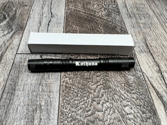 Personalized Laser Engraved 500 Lumen Penlight, Medical Penlight, Police Penlight, Paramedic Penlight