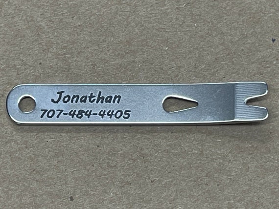 Custom Laser Engraved Pocket Pry Bar, Groomsman gift, wedding gift, tactical, EDC