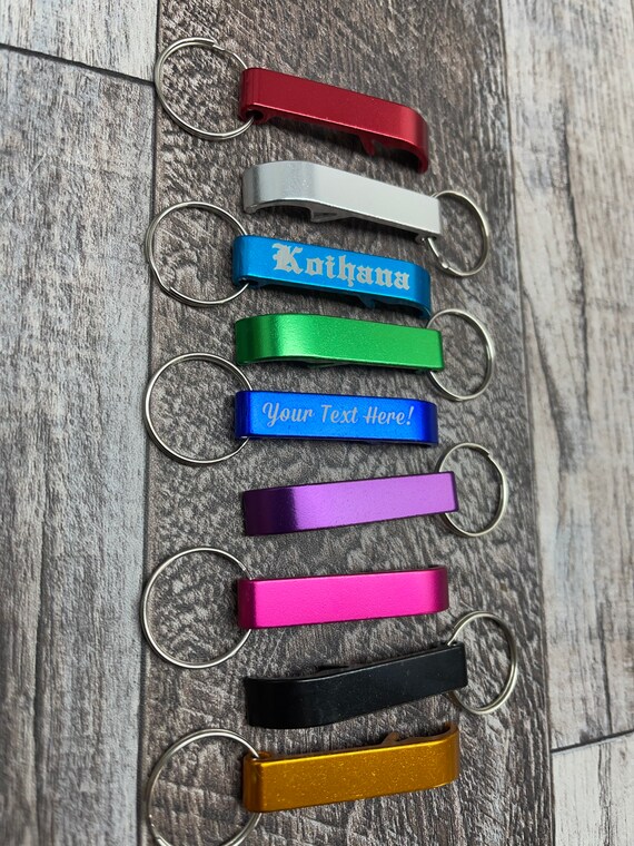 Personalized Engraved Keychain Bottle Opener FREE ENGRAVING Etsy
