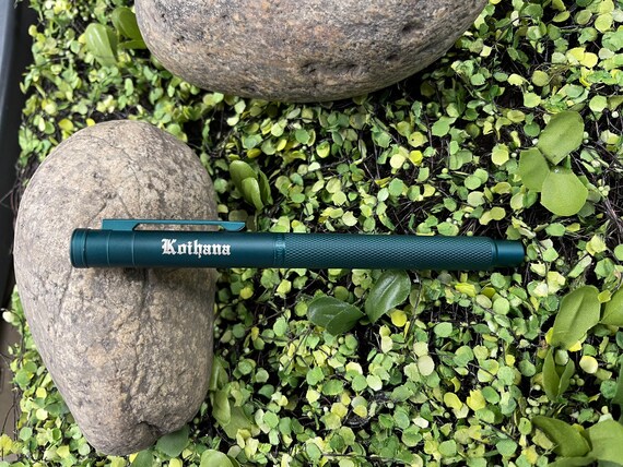 High Quality All Metal Custom Engraved Fountain Pen with FREE Metal Engraved Case - Multiple Colors!