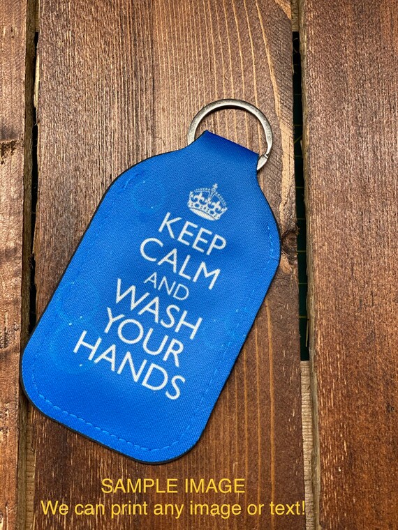 Photo Hand sanitizer bottle carrier, caddy for hand sanitizer. Empty 30ml bottle for you to fill. Free shipping!! Custom sanitizer