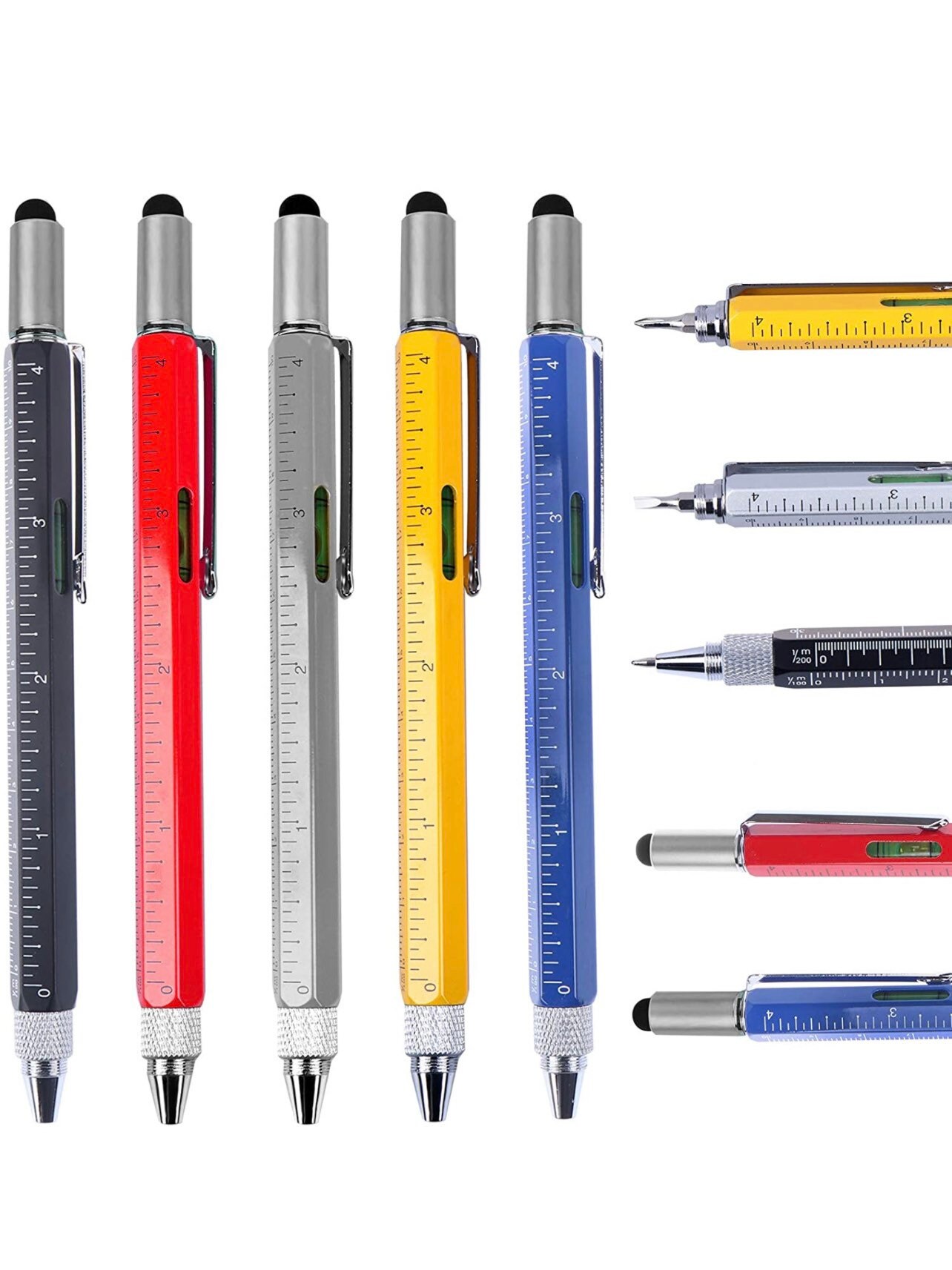 High Quality METAL 6 in 1 Tech Toolkit Pen with Custom Laser Engraving - Personalized - FREE SHIPPING!
