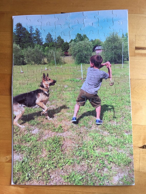 Custom 120 Piece Photo Jigsaw Puzzle with free gift box or pouch!