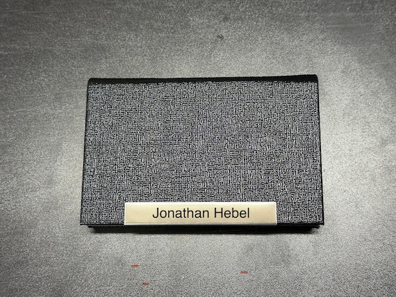 Custom Engraved Leather Business Card Holder, Groomsmen Gift, Personalized Business Card Case, Free Engraving!