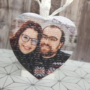 Custom 75 Piece Heart Shaped Photo Jigsaw Puzzle!
