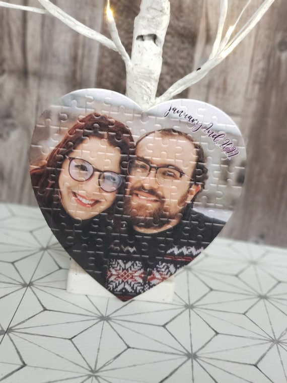 Custom 75 Piece Heart Shaped Photo Jigsaw Puzzle!