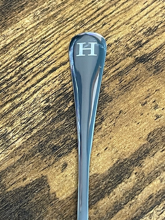 Personalized fork set of 5 silverware party wedding gift for her him mom girlfriend wife kitchen cutlery cook chef stainless steel engraved!